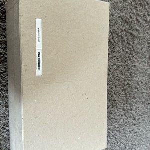 Size 37 Isa Boulder Garter High Heels . Brand new tags and box included